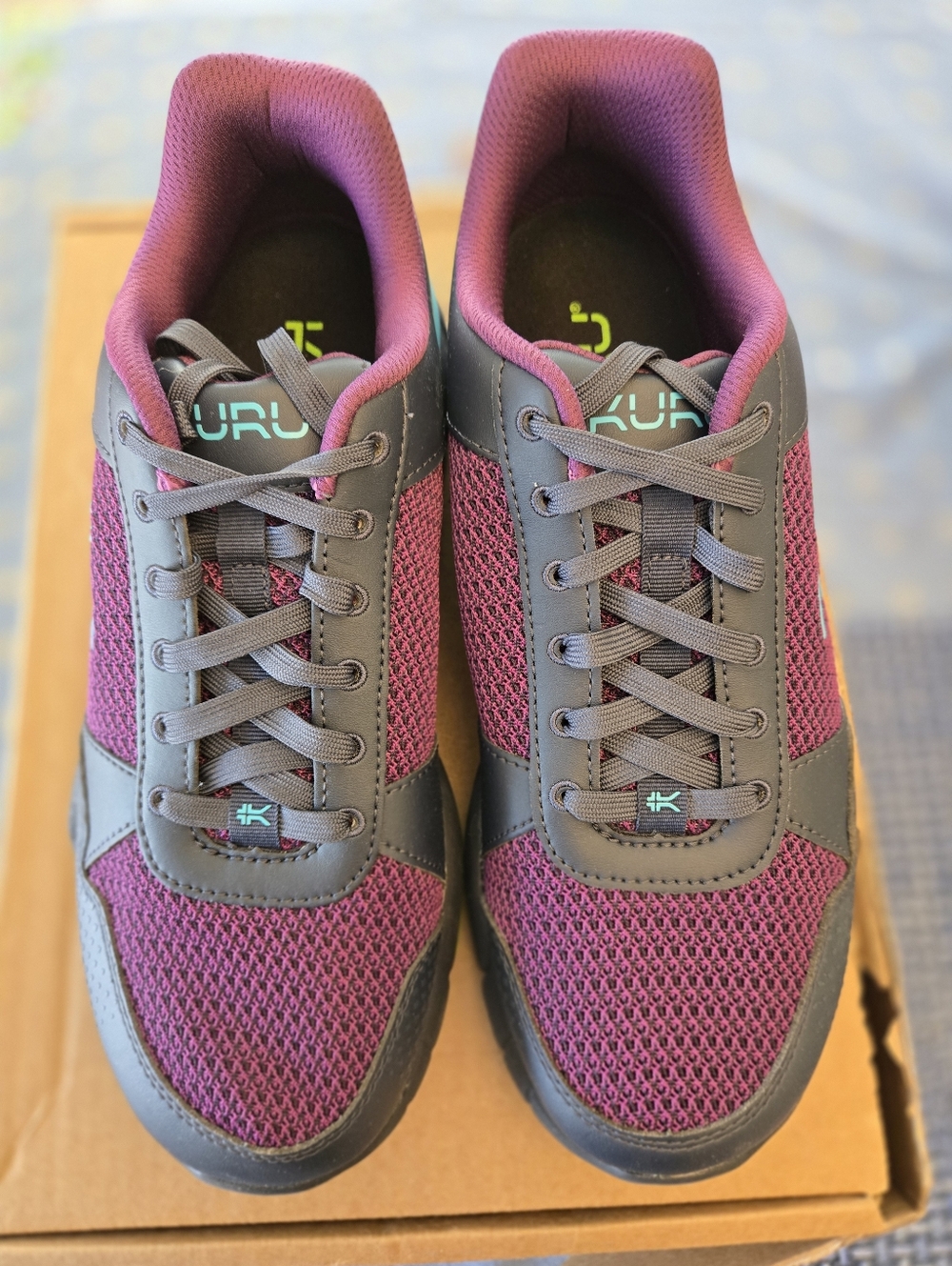 Kuru Quantum 2.0 Mesh Women's 11.5 Wide Casual Sneakers Grape NIB Mns 10